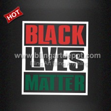 Popular Sale Black Lives Matter Heat Printed Vinyl Fast Shipping